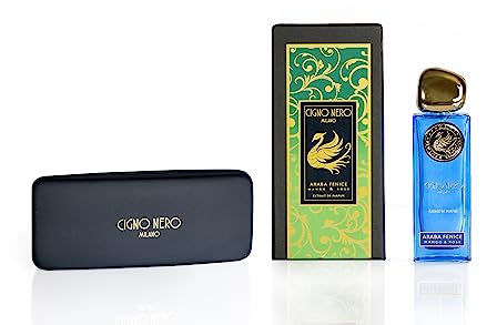 Cigno Nero Milano ARABA FENICE Eau de Parfum 50 ml per donna e uomo - Fragranza artistica: Fiorito, Verde, Patchouli. Estratto di profumo unisex.