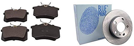 Blue Print ADV184206 Bremsbelagsatz, 1 Stück + ADV184302 Bremsscheibensatz, 2 Bremsscheiben