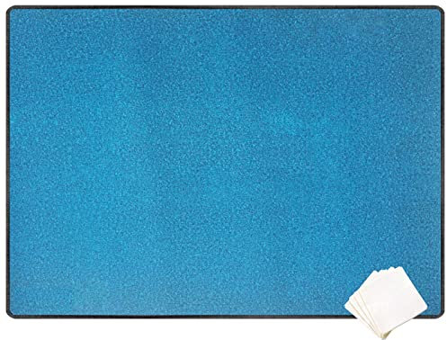 LxueSng Drum Teppich Schlagzeug Teppich Schallschutz Schallschutzmatte | rutschfeste Trommel Teppiche | Professioneller Schlagzeugteppich - mit Klettverschluss - 160 × 120 cm (Blau)