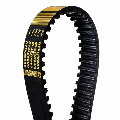 Goodyear 1440-8M-20 RPP Timing Belt: 8M Profile, 1440 mm Pitch Length, 20 mm Width, 180 Teeth, 8 mm Pitch
