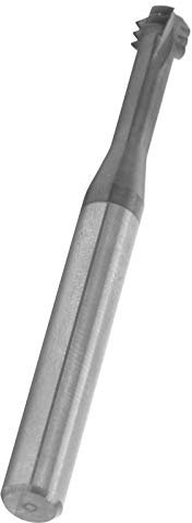 Fräser, Metrischer Fräser, 60° 3-Zahn-Gewindefräser, Wolframstahl-Gewindegravurwerkzeug, Zum Schleifen, Fräsen, T-Nutenfräser