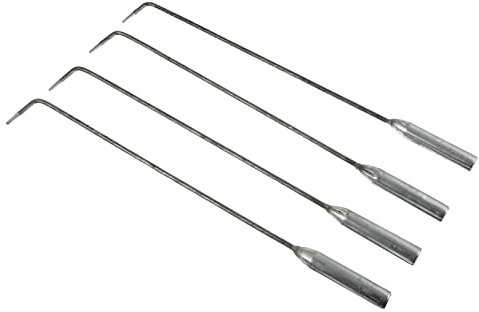 WESIEVYA Tisonnier De Foyer À Long Manche Crochets Pour Enlever Les Cendres Outil À Cendres Pour Barbecue Tisonnier De Cheminée