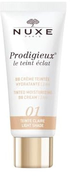 Nuxe Prodigieux - Le Teint Eclat BB Cream Crema Colorata Idratante Tonalità Chiara, 30 ml