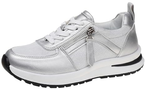 Bottines Plateforme Tendance Fermeture éclair latérale Talon épais Confort Quotidien Sneakers Femme Design Moderne Chaussures Mode