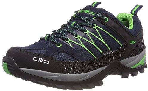 CMP Herren Rigel Low Shoe WP Trekking-& Wanderhalbschuhe, B Blue Gecko, 39 EU