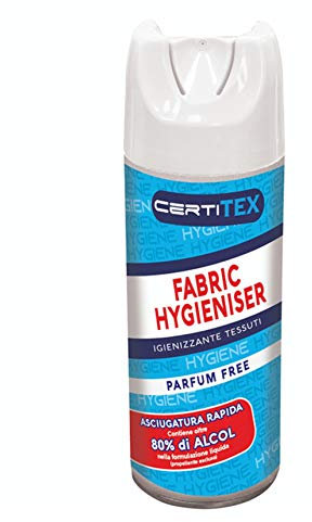 Home Pro Certitex - Alcool Spray Multiuso Igienizzante con Formulazione Alcolica 80% per Superfici Tessuti ed Ambienti, Asciugatura Rapida 400ml