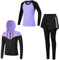 Tancefair Unisex Kinder Mädchen Trainingsanzug 2/3 tlg Sportanzug Jogging Bekleidungsset Freizeitanzug (Shirt + Hose) Training Laufen Fußball Basketball Trikots Yoga