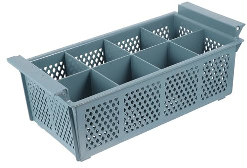 Gatuida Panier De Rangement Pour Ustensiles De Cuisine Panier De Lavage Avec Compartiments Pour Organiser Et Égoutter Vaisselle Et Couverts