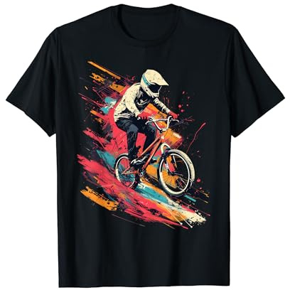 Course de BMX esthétique sur Les Sports athlétiques, Le Cyclisme, Les Courses BMX T-Shirt