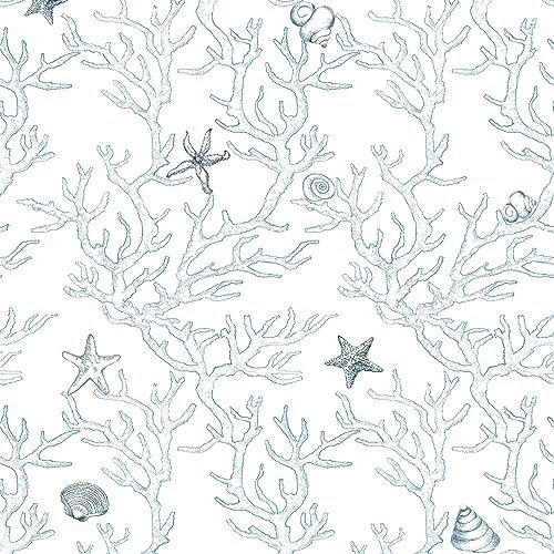 FENTIS Papel Pintado Autoadhesivo con Parte Trasera Adhesiva Rollo de Plástico Despegar y Pegar Papel de Contacto Embalaje de Vinilo Revestimiento de Pared para Encimera Dormitorio Armario 44,5x500cm