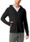 Sukany Men's UPF 50+ Sun Protection Hoodie Lightweight Athletic UV Jacket Running Thin Zip Up Outdoor Hiking Long Sleeve SPF Shirt with Thumb Holes Black XL