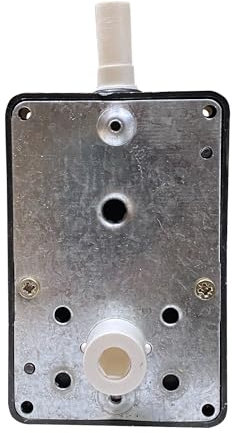 MICEL - 90073 - Mecanismo para Torno de Persiana, Mecanismo de Empotrar, Carga Máxima 25 kg, en ABS, acabado Negro, 38 x 73 x 112 mm