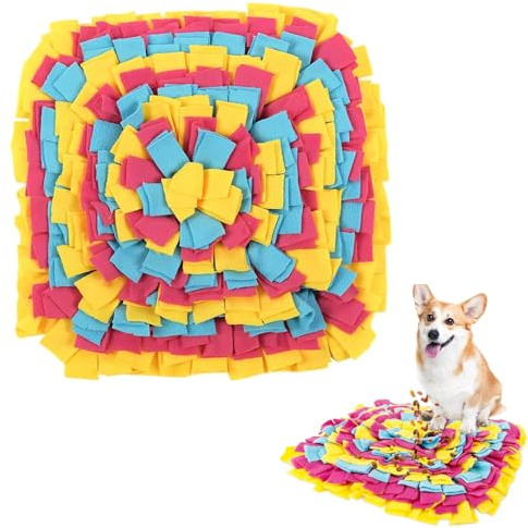 Novastream Snuffle Mat for Dogs, Interactive Slow Feeder & Nose Work Toy, Encourages Natural Foraging, Relieves Boredom & Anxiety, for Small Medium Large Dogs