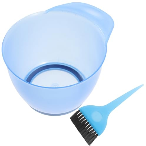 Didiseaon Kit Professionale per Colorazione Capelli Ciotola per Tinta in Plastica e Pennello per Capelli, Facile da Usare e Pulire, per Applicazioni Fai-da-te e Saloni