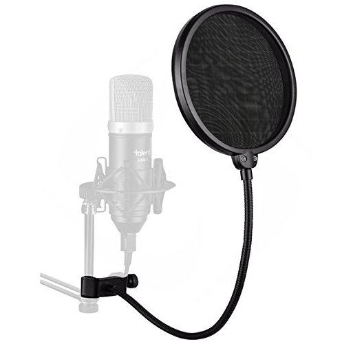 Microfono Pantallas Antiviento y Filtros Anti-pop para Blue Yeti y Otro Estudio de Grabación Mic