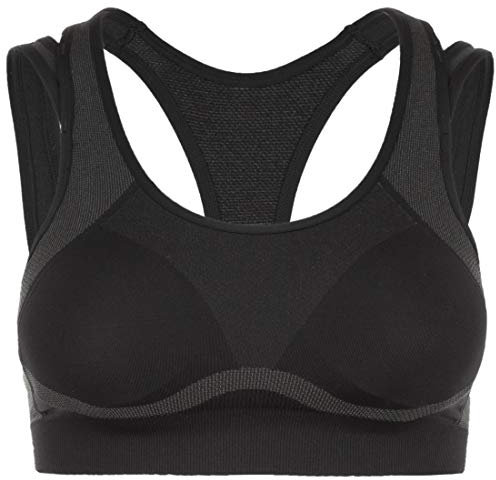 Under Armour Damen Sport Bra Vanish Seamless Mid, Schwarz, LG, 1344326-001