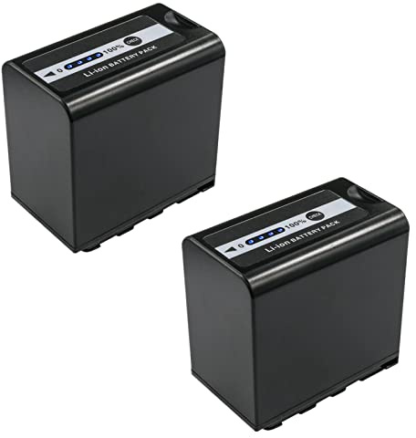 Kastar 2-Pack AG-VBR89G Battery 7.4V 8850mAh Replacement for Panasonic HC-X2 4K Camcorder, Panasonic HC-X20 4K Mobile Camcorder