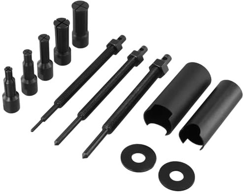 QWORK® Motorrad Innenlager Ausdreher Set, 9mm/11mm/14mm/19mm/23mm, Hochfester Chrom-Vanadium-Stahl