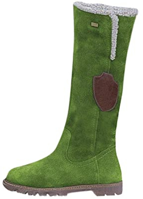 Bottes longues pour femme avec talon en daim – Bottes chaudes doublées Bottes d'hiver plates antidérapantes Bottes d'hiver hautes Bottes d'équitation à bout rond Bottes de neige thermiques pour femme,