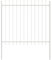 vidaXL Moderne weiße Gartenzaunpaneele Set aus 3 pulverbeschichtetem Stahl Außenzaun 170 x 3,5 x 200 cm Langlebige Grenze für Garten oder Hof Barriere Privatsphäre-Lösungen