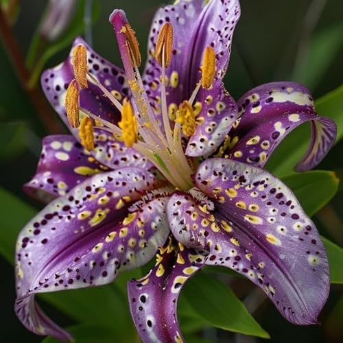 Riesen Lilien-Rhizom, Überraschend wachsend, Winterhart Mehrjährig, Geeignet für Frühling und Herbst, Kein Gießen Erforderlich, Leicht Zu ZüChten-6 Rhizom-D