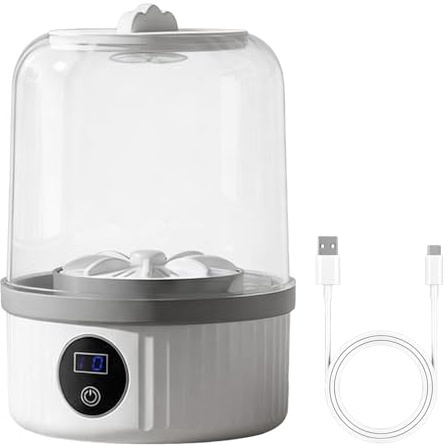 portátil, 2 modos, inalámbrica, recargable por USB, pequeña de limpieza de ropa, para el hogar, apartamento, dormitorio, viajes, hotel, al aire libre, viajes, ropa interior, brasier