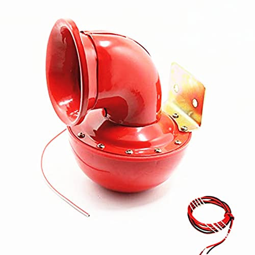 YIYIDA Autohupe 150db Lufthupe Elektrisches Bullenhorn Lautsprecher Rotes Horn Einzigartige Kuh namens Sound Metallhorn Super lautes Horn für alle 12V LKWs Lastwagen Züge Boote Motorrad Autos usw