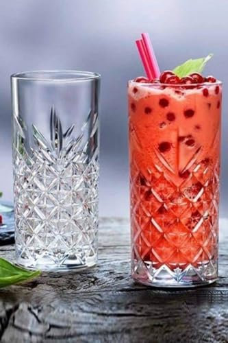 Pasabahce Timeless 52800 - Vaso alto (450 ml, 12 unidades), transparente