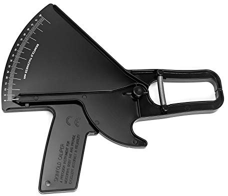 QWORK® Caliper Körperfettzange, Fettzange Körperfettmessgerät zur Körperfett Messen