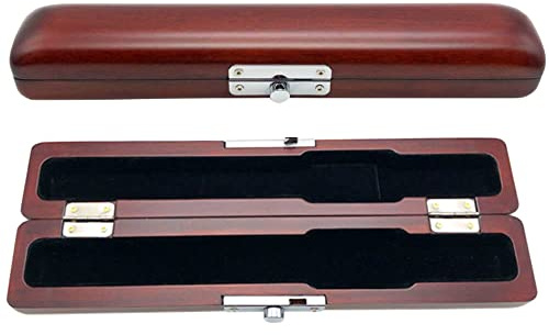 Jiayouy Flute Head Joint Case Mouthpiece Headjoint Storage Box Flute Instrument Accessories (Mahogony)