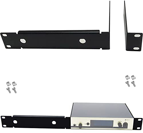 Rack Mount Kit Fit for Senheiser ew G 3 G 4 (ew100 135 300 335 835 845 935 945) Singe Receiver GA 3 GA 4 Mounting on 19 Inches Standard Installation Hardware
