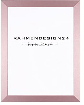 Rahmendesign24 Cadre photo Tokio - 20 x 30 cm - Or rose - Cadre amovible - Cadre pour poster, puzzle