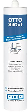 OTTO-Chemie Dichtstoff Silout entfernt ausgehärtetes Silikon und Silikonresten aus Fugen und Oberlächen (Silout, 300ml)