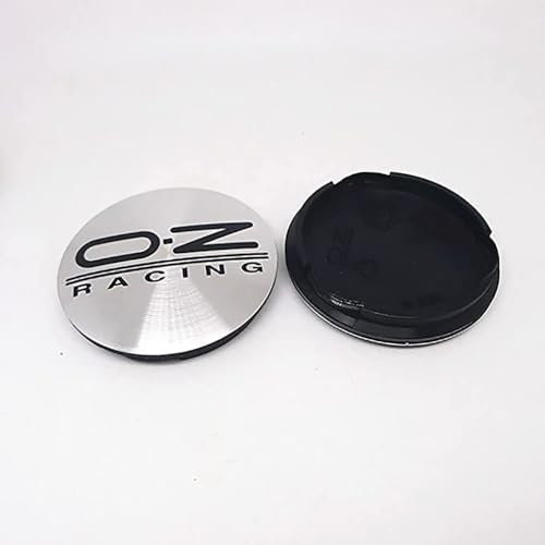 4 Stück Auto Radnabenabdeckung, for OZ Racing O.Z M582 55mm Wasserdicht Staubdicht Nabendeckel Auto Styling Felgen Abdeckung,E
