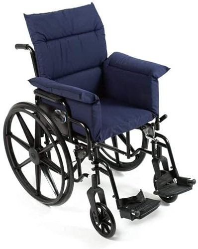 Cuscino per sedia a rotelle con supporto per la schiena, con supporto per la schiena Bracciolo lavabile e supporti Schienale in coccige Cuscino antiscivolo per sedia a rotelle Accessori morbidi