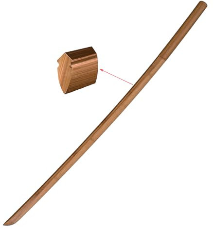SXCKMWA 103 cm Kendo-Übungs-Bokken,natürliches Bambus-Katana,handgefertigte japanische Samurai-Schwerter für Geschenkdekoration,Comic-Con-Cosplay