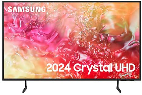 Samsung DU7100 85 Crystal UHD SmartTV, With Crystal Processor 4K, PurColour, Object Tracking Sound Lite, Gaming Hub, Smart TV powered by Tizen, UE85DU7100KXXU, UK Model (2024)