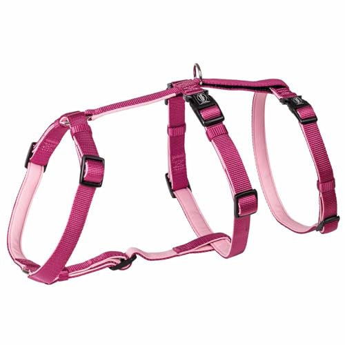 Nobby Sicherheitsgeschirr Turva Himbeere Hals: 34-48 cm, Brust: 40-65 cm, 15 mm