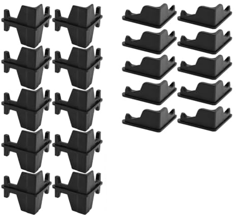 ClAZTyict 20PCS Post Inserts Connectors for Shelf Heavy Duty Shelving Unit PP Plastic, Injection Molded Sturdy & Strong Support
