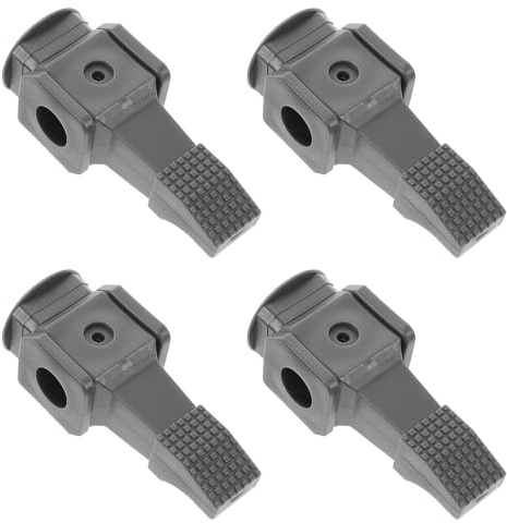 Angoily 4 Piezas Accesorio para Jugador de Futbolín Figura de Jugador de Futbolín Gris para Mesa de Repuesto Duradero y Preciso para Juegos Reuniones Familiares