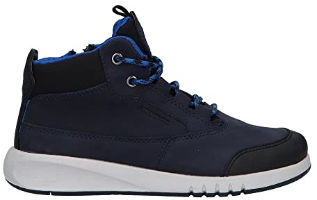 Geox J Aeranter Boy Abx A, Botines para Niño, Multicolor (Navy/Royal), 33 EU