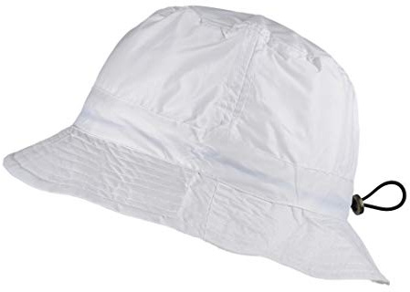 TOUTACOO, Gorro para la Lluvia en Nailon - Ajustable (06-Blanco/S)
