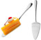 HBYMYDA 2 Pezzi Paletta Torta Cake Server in Acciaio Inossidabile Coltello per Torta con Bordo Seghettato Professionale Palette Torta in Acciaio Inox per Cucine, Ristoranti, Feste