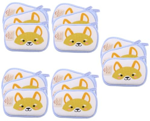 POPETPOP 15 Piezas Toalla De Baño Para Bebé Toallitas Infantiles Para El Baño Guantes De Baño De Bebé Guantes De Bebe Recien Nacido Toallas Recién Nacido Suministros De Cuerpo Esponja