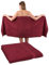 Betz 2 Stück Saunatücher XXL Badetuch Liegetuch Strandlaken Saunahandtuch Premium Frottee 100% Baumwolle Größe 70 x 200 cm Farbe dunkelrot