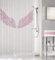 Kleine Wolke Wings Duschvorhang, PEVA, Flamingo, 180x200 cm