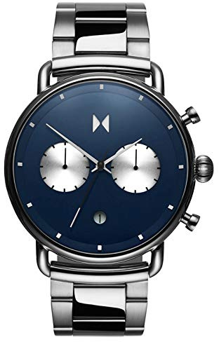 MVMT Blacktop Men's 47 MM Astro Blue Chronograph Watch