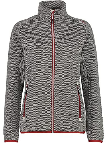 CMP - Pile in Knit-Tech da Donna, Bone-Nero, 40