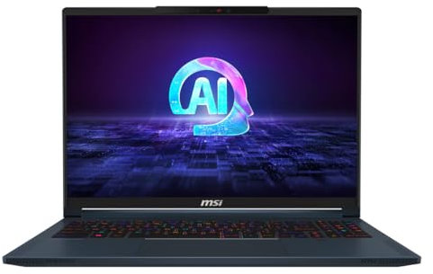 MSI Laptop Stealth 16AI-203XES 16 32 GB RAM 1 TB SSD Nvidia Geforce RTX 4060 QWERTY Español Intel Core Ultra 7 155H
