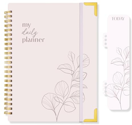 Decorably 120 Pages Cute Undated Daily Planner Notebook with To Do List
